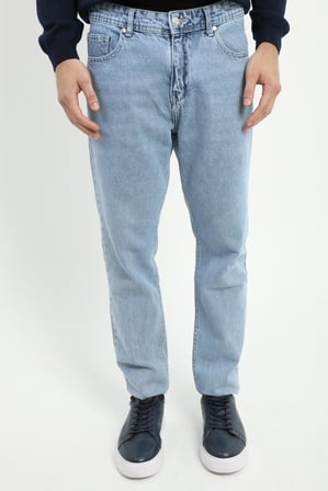 Erkek Regular Fit Mavi Jean