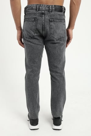 Erkek Regular Fit Siyah Jean