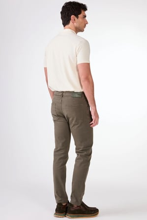 Erkek Slim Fit Haki Pantolon