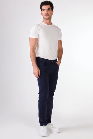 Erkek Slim Fit Lacivert Pantolon