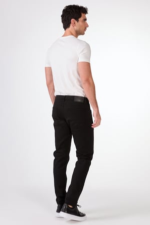 Erkek Slim Fit Siyah Pantolon