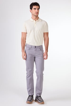 Erkek Slim Fit Gri Pantolon