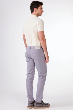 Erkek Slim Fit Gri Pantolon