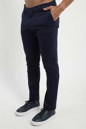 Erkek Regular Fit Lacivert Pantolon