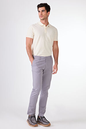 GRİ   DÜZ ERKEK PANTOLON - REGULAR FIT