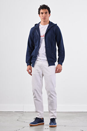 Lacivert    Erkek Sweatshırt - Regular Fit