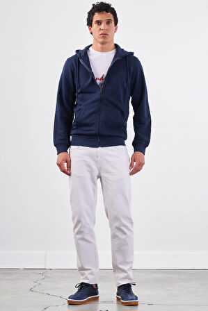 Lacivert    Erkek Sweatshırt - Regular Fit