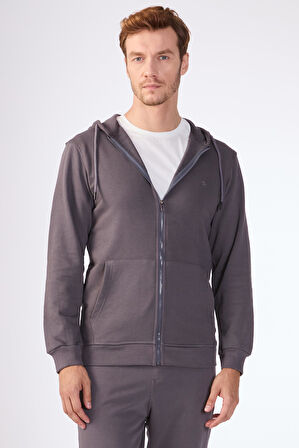 Antrasit    Erkek Sweatshırt - Regular Fit