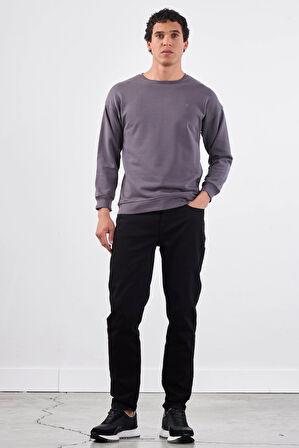 Antrasit    Erkek Sweatshırt - Regular Fit