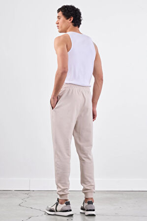 Bej    Erkek Eşofman Altı - Regular Fit