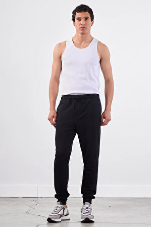 Siyah    Erkek Eşofman Altı - Regular Fit