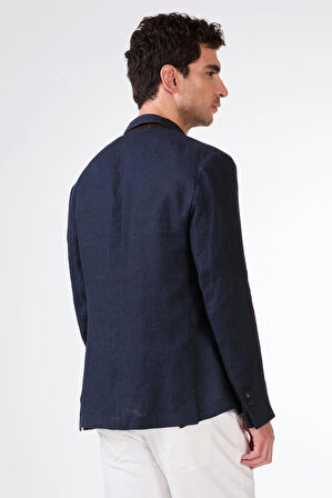 Lacivert    Erkek Ceket - Slim Fit