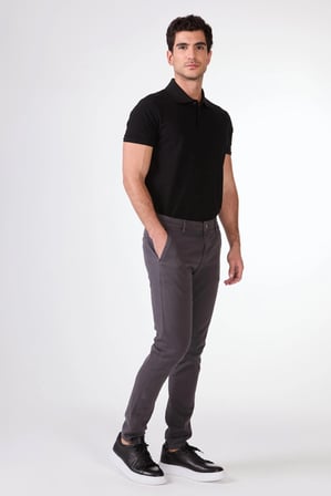 ANTRASİT   DÜZ ERKEK PANTOLON - REGULAR FIT