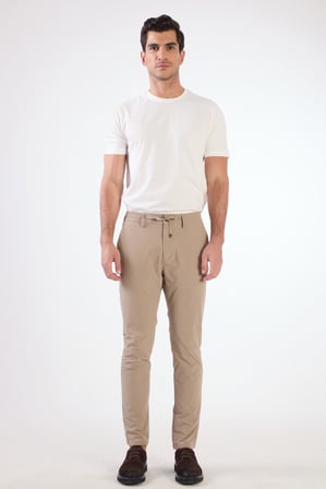 Erkek Slim Fit Vizon Pantolon