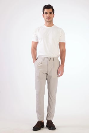 Erkek Slim Fit Gri Pantolon
