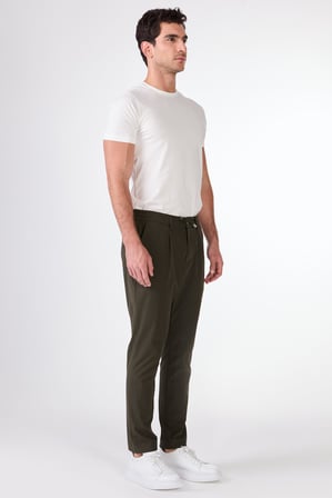 Erkek Slim Fit Haki Pantolon