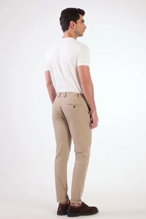 Erkek Slim Fit Vizon Pantolon