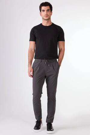 Erkek Slim Fit Antrasit Pantolon