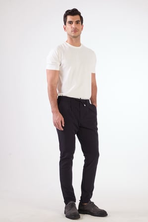 Erkek Slim Fit Lacivert Pantolon