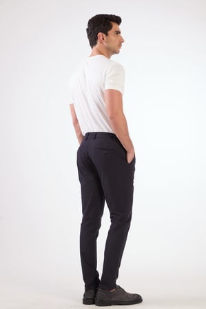 Erkek Slim Fit Lacivert Pantolon