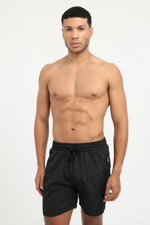 Erkek Slim Fit Siyah Mayo
