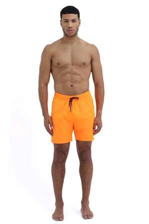 Erkek Slim Fit Turuncu Mayo