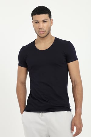 Erkek Slim Fit Siyah Atlet