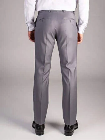 Dufy Gri Erkek Regular Fit Düz Pantolon - 36623