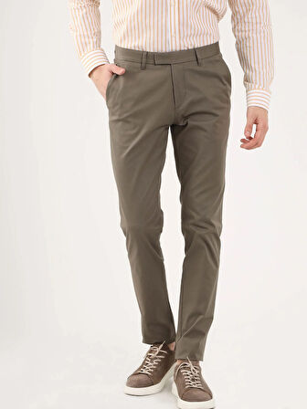 Dufy Haki Erkek Regular Fit   Pantolon - 96588