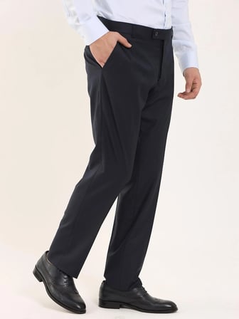 Erkek Regular Fit Lacivert Pantolon