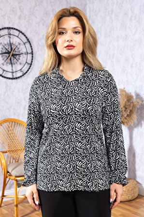 Yeni Model Yüksek Kalite Orta Yaş Anne Penye Bluz 6515