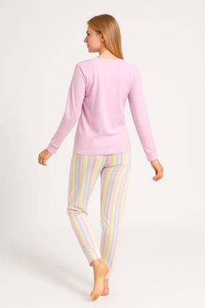 Kadın  Yumuşak Doku Termal Pijama Takımı 42050
