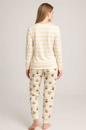 Kadın  Yumuşak Doku Termal Pijama Takımı 42050