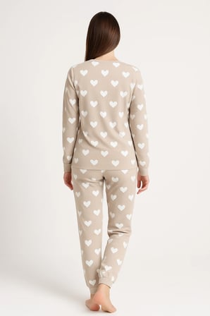 Kadın  Yumuşak Doku Termal Pijama Takımı 42050