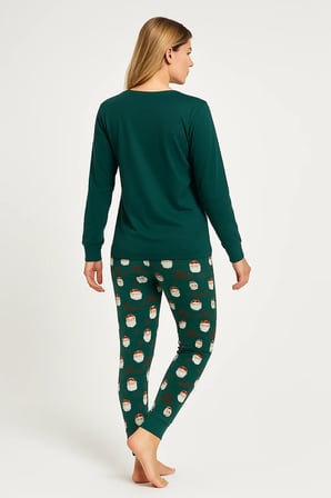 Kadın  Yumuşak Doku Termal Pijama Takımı 42050