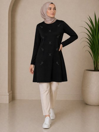 Orta Taş ve Üzeri Anne Penye Tunik 30644