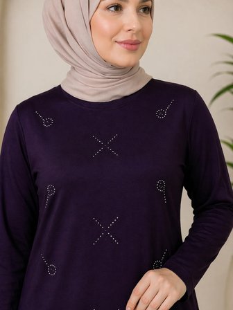 Orta Taş ve Üzeri Anne Penye Tunik 30644