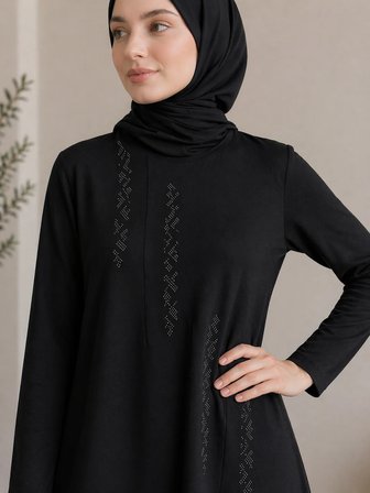 Orta Taş ve Üzeri Anne Penye Tunik 30643