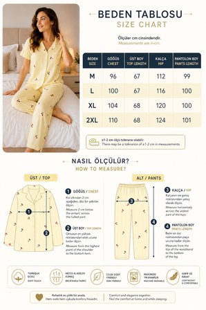 Kadın Milan Kumaş Rahat Kalıp Düğmeli Kısa Kollu Pijama Takımı 3149