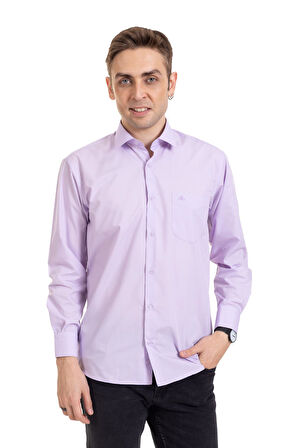 Erkek Regular Kalıp Cepli Yüksek Kalite Klasik Dakron Kumaş Gömlek 2316