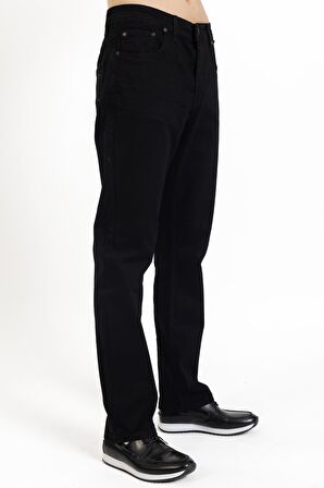 Yeni Sezon Erkek Dört Mevsimlik Likralı Regular Tam Kalıp Düz Paça Fermuarlı Yüksek Kaliteli Kot Pantolon 720