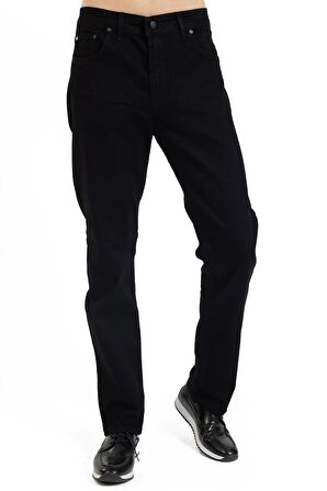 Yeni Sezon Erkek Dört Mevsimlik Likralı Regular Tam Kalıp Düz Paça Fermuarlı Yüksek Kaliteli Kot Pantolon 720