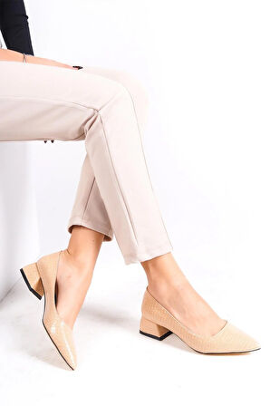 Kadın Timo Ten Rugan 4 cm Topuklu Ayakkabı