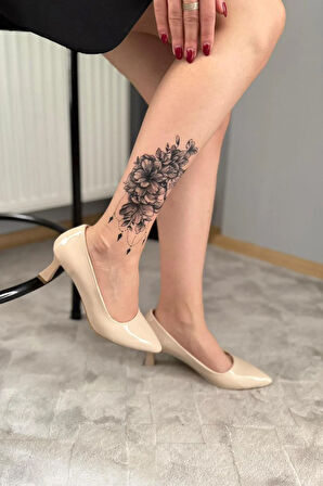 Kadın Sity Bej Rugan 6 cm İnce Topuklu Stiletto