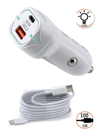 38W Araç Şarj Başlığı