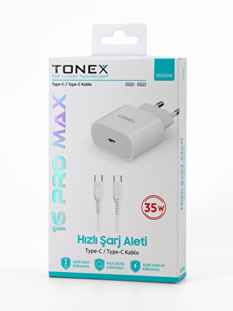 35W 16 Pro Max Hızlı Şarj Aleti