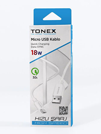 18W Micro USB Kablo
