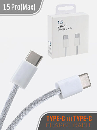 15 Pro Max 60W TYP-C - TYP-C USB Kablo