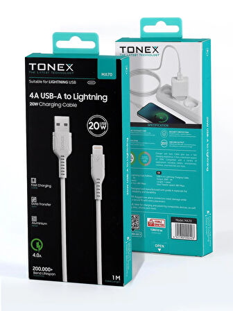 4A 20W LIGHTNING Kablo