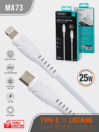 25W TYP-C - IOS USB Kablo 
